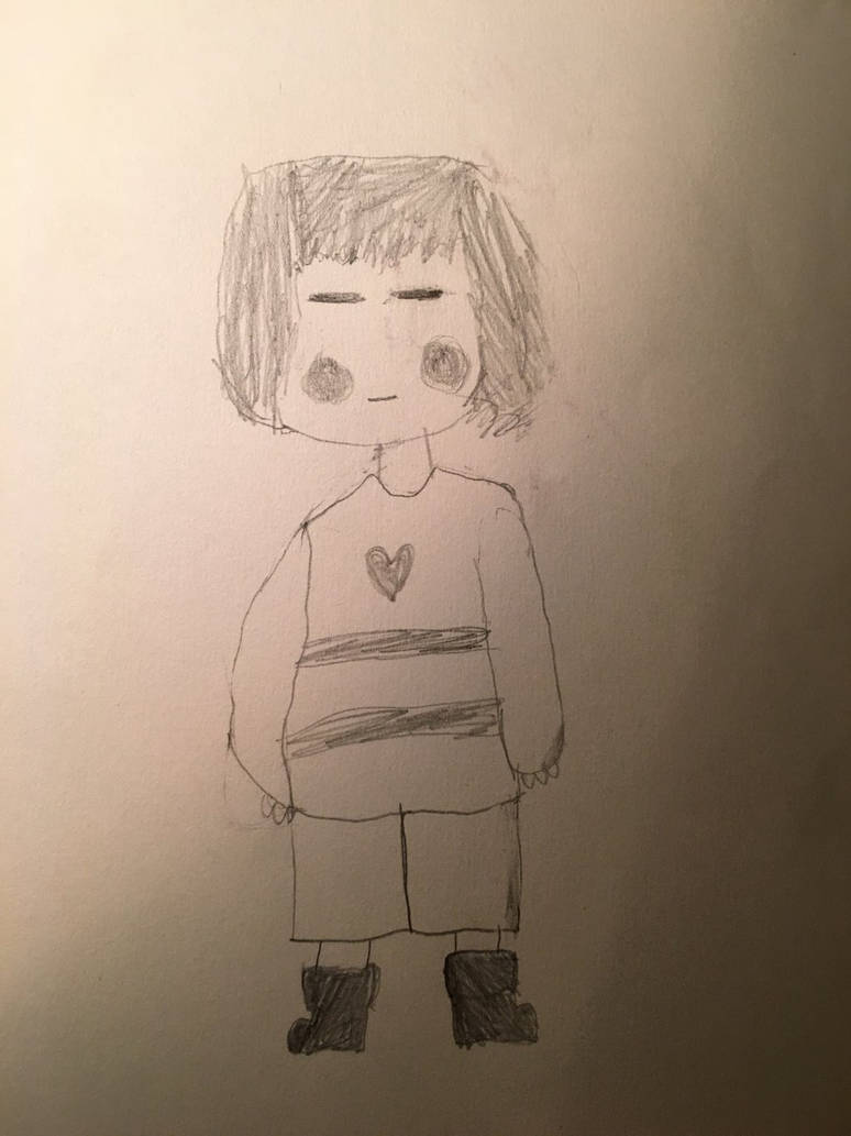 Frisk Reference Drawing Frisk drawing by mcleanmayamullen on DeviantArt
