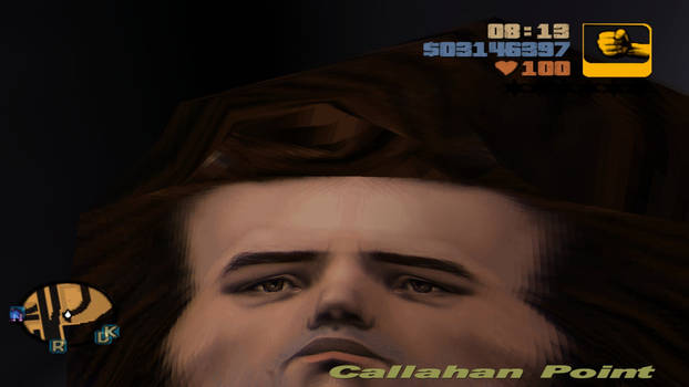 GTA 3 Smooshed Face