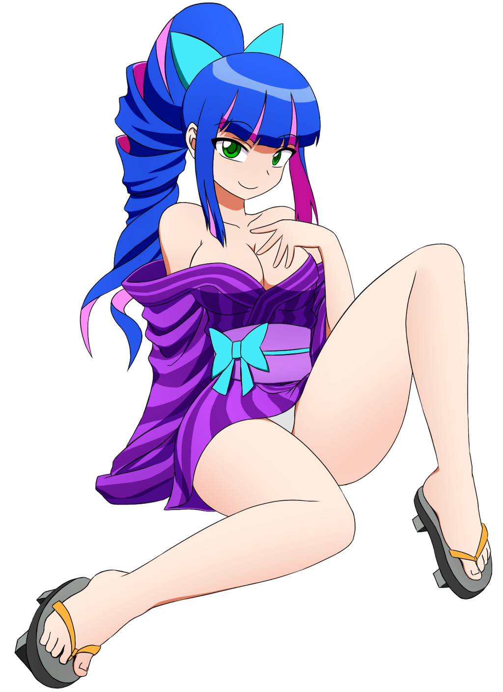 Stocking in Yukata