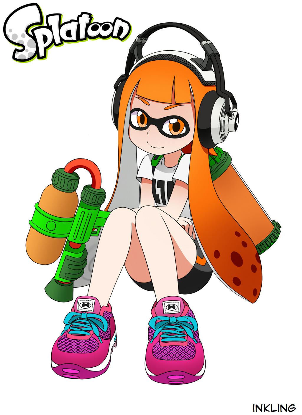 Splatoon Inkling Gear up by zeckos on DeviantArt
