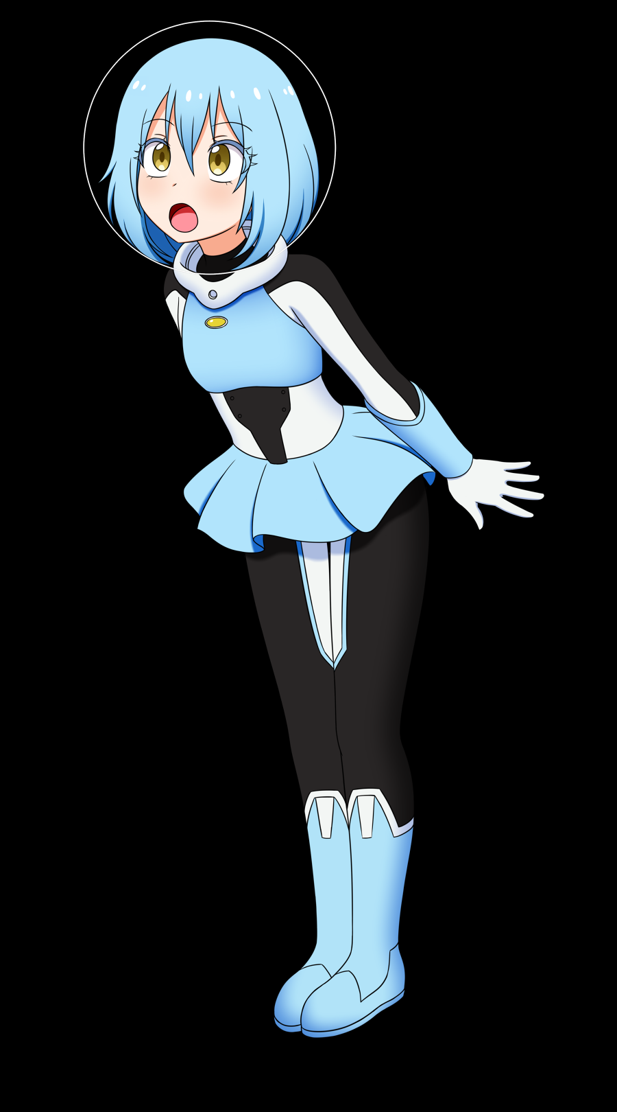 COMMISSION Rimuru in Funicia Raffaeli's space suit by zeckos on DeviantArt
