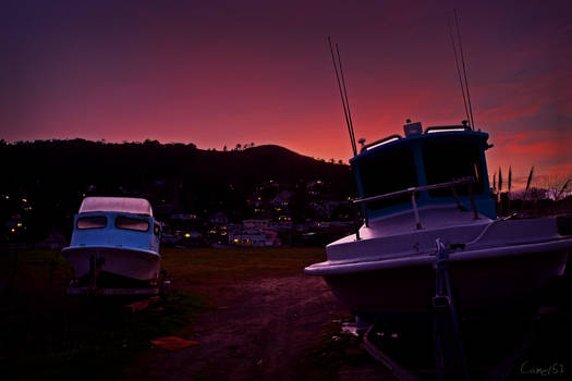 Boat Graveyard HDR Colour