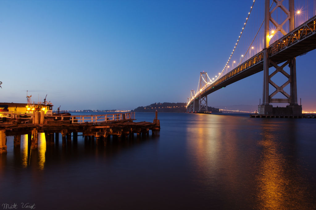 The Bay Bridge During Blue Hour