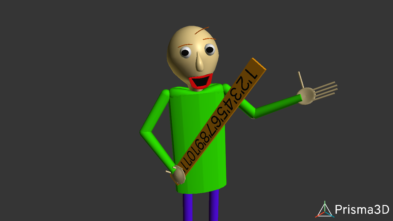 FINALLY! I MADE MY MOST ACCURATE BALDI MODEL!!!!!! by BaldiMaker3000 on ...