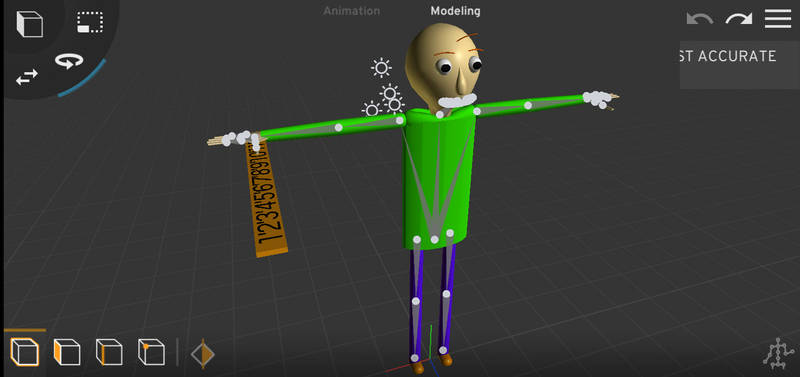 FINALLY! I MADE MY MOST ACCURATE BALDI MODEL!!!!!! by BaldiMaker3000 on ...
