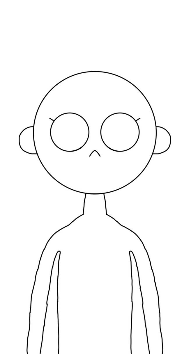 Cartoon Body base ALT 6 by RedHeart17 on DeviantArt