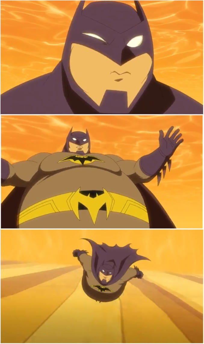 Mesh Inflation Batman Batman Weight Gain Inflation by RedHeart17 on DeviantArt
