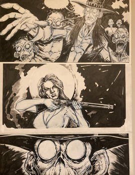 Zombie Western panels
