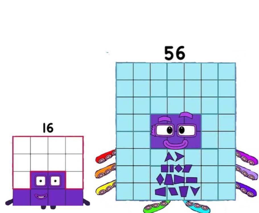 Number Blocks 56 Color Numberblock 56 by zion1029 on DeviantArt