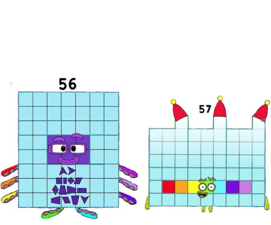 This two numberblocks 50s by zion1029 on DeviantArt