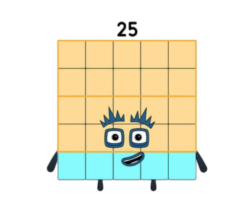 Numberblocks 252 Numberblock 25 different by zion1029 on DeviantArt