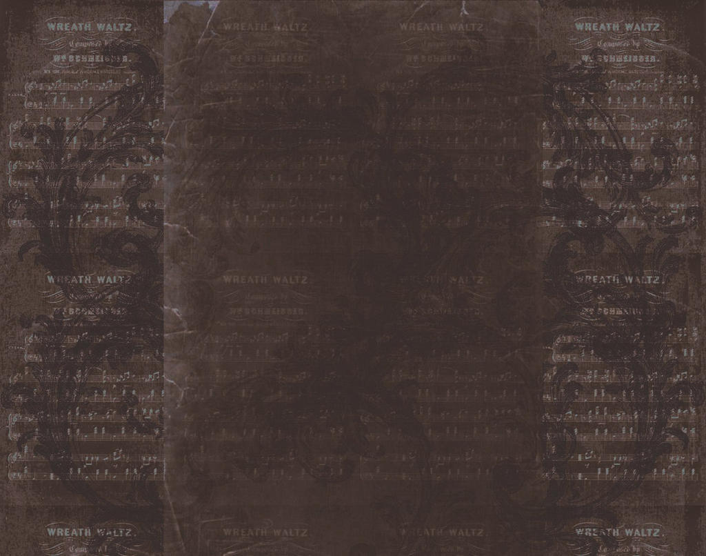 Vintage Sheet Music Texture by AshenSorrow