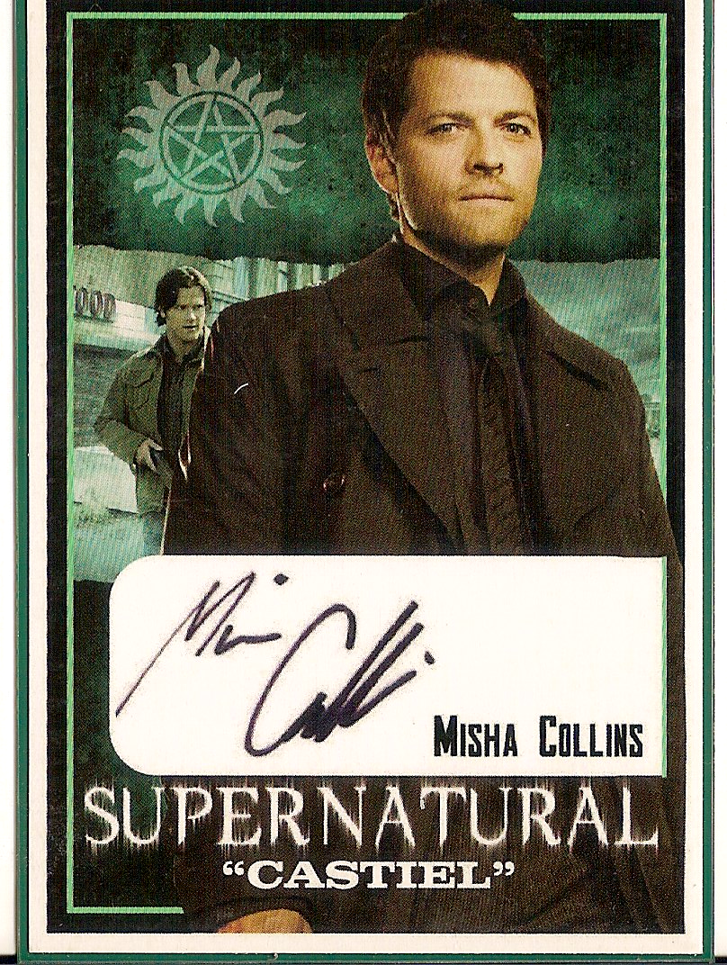 Misha Collins Card Castiel