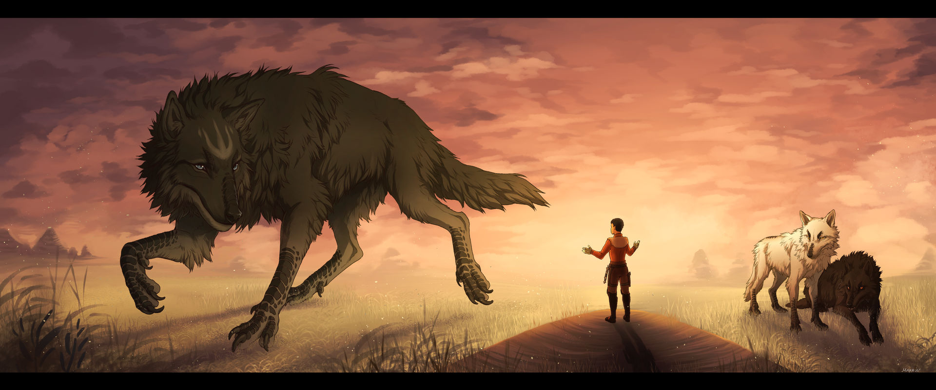Lithe Wolf Loth Wolves by MayhW on DeviantArt