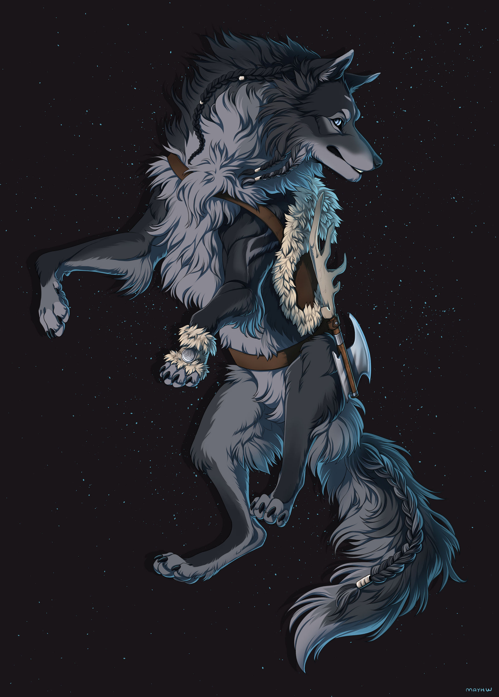 YCH - Axe Lady