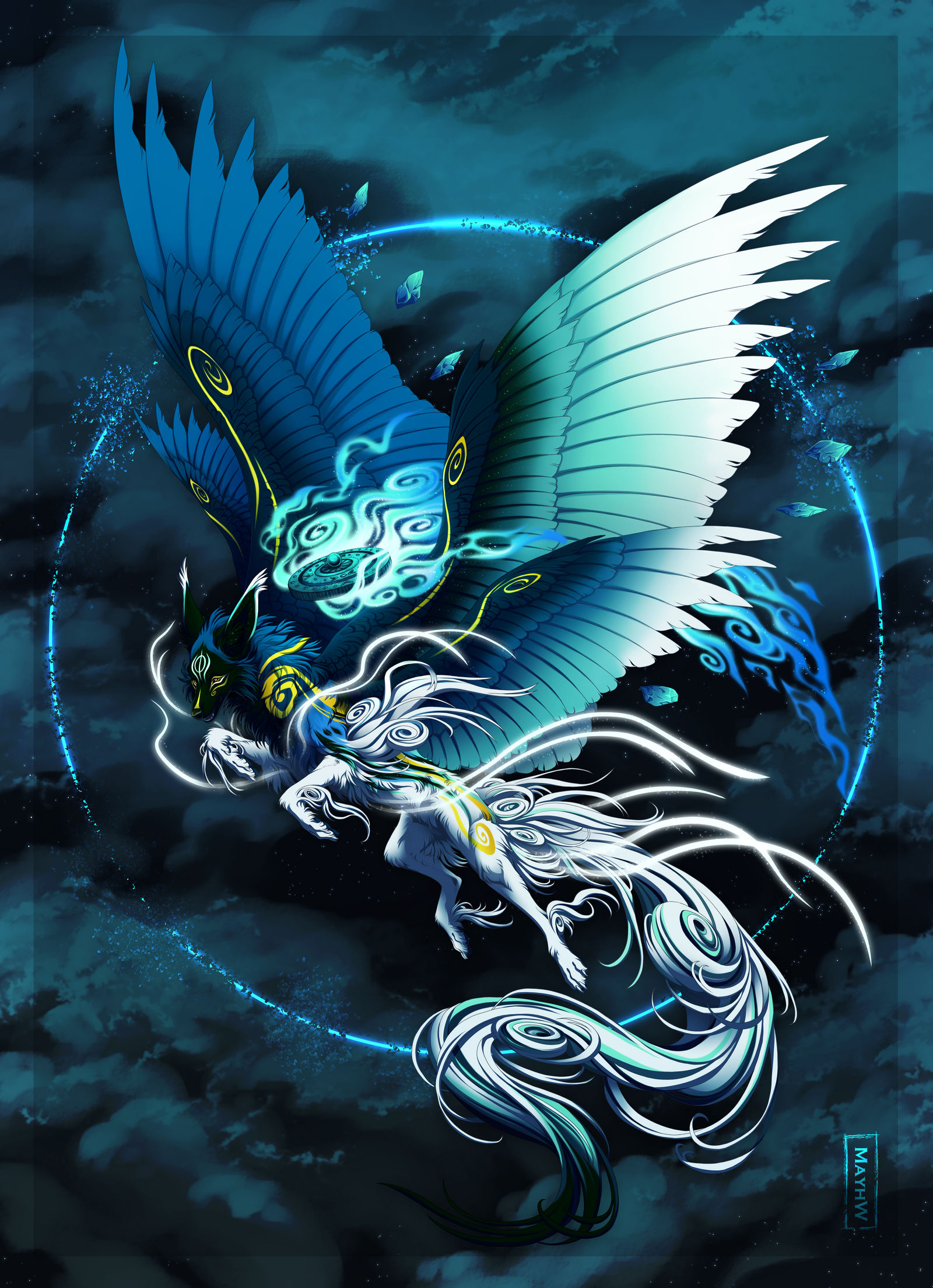 CM - Winged Okami Goddess
