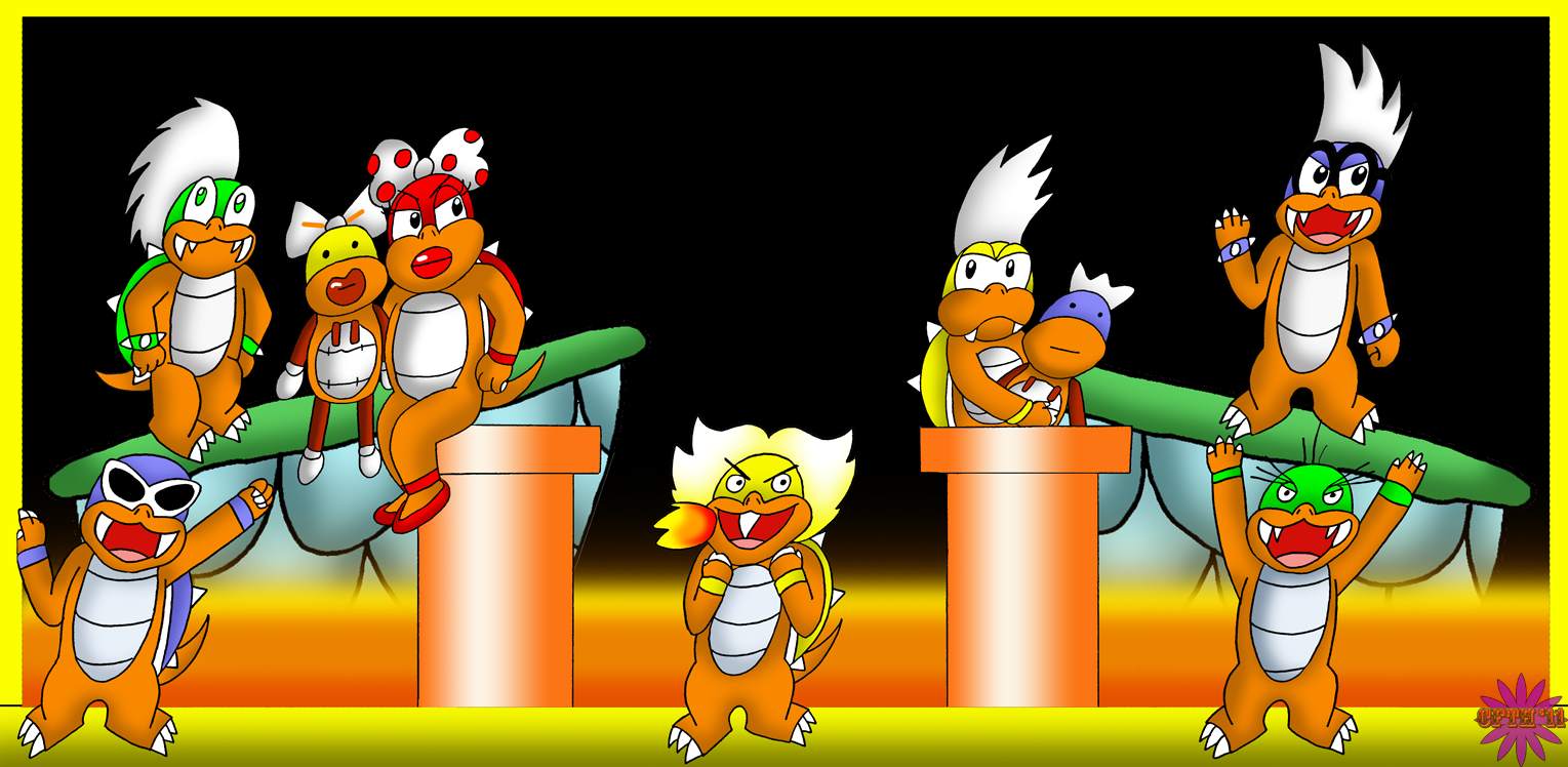 SMW Koopalings by Cpr-Covet on DeviantArt