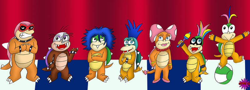 Mario cartoon Koopalings