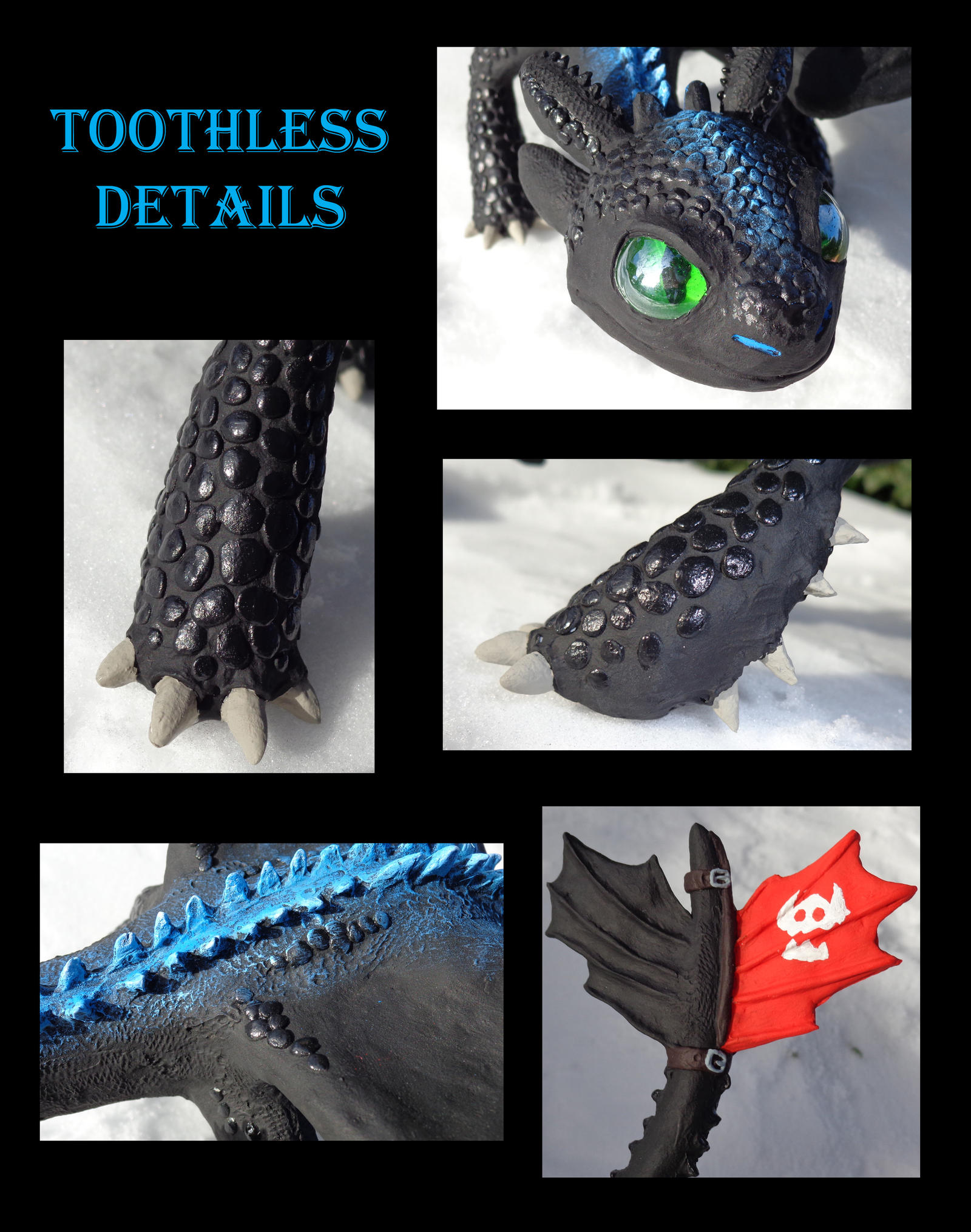 Toothless details by RedDragonTyr on DeviantArt