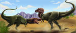 Clash of the Titans by fuzzypinkmonster