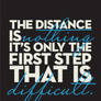 Distance poster.