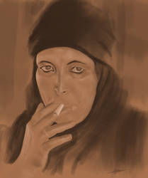 Bedouin woman (un-finished)