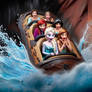 Princesses on Splash Mountain 2