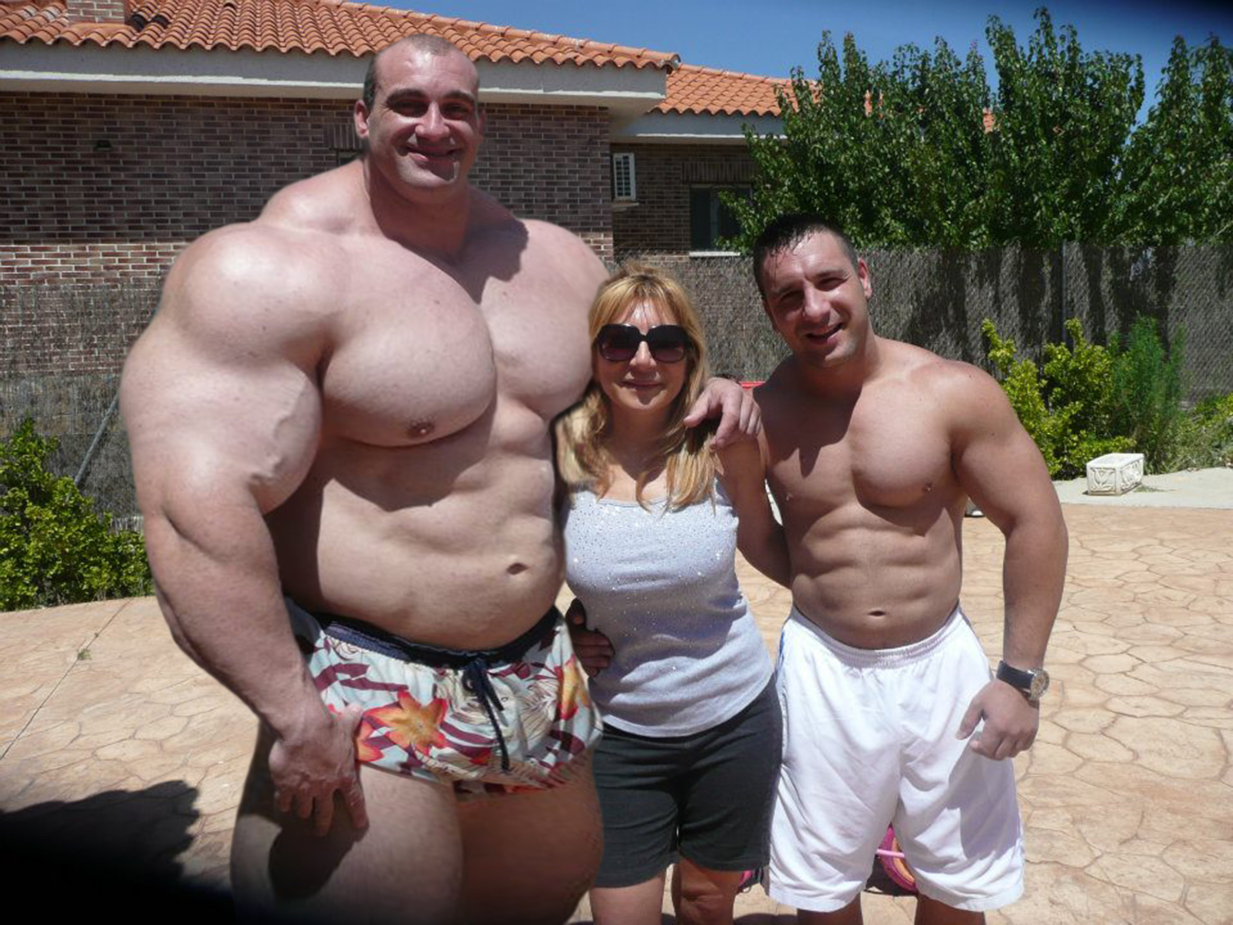 When your husband's friend is a huge bodybuilder