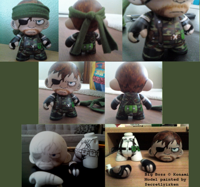 Munny Doll Paint: Big Boss MGS