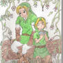 ocarina of time Link adult and child