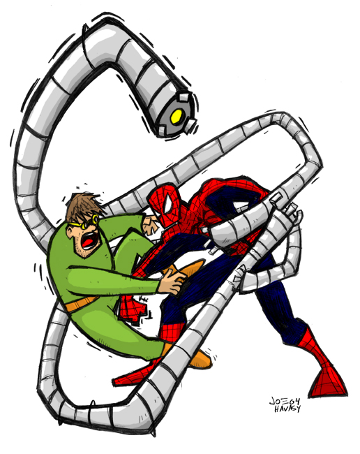 Marvel - Spider-Man vs Doctor Octopus by DarthLeonhart on DeviantArt