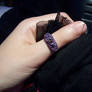 Purple Fimo Ring