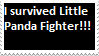 The I Survived Little Panda Fighter Stamp by shadhardblogger