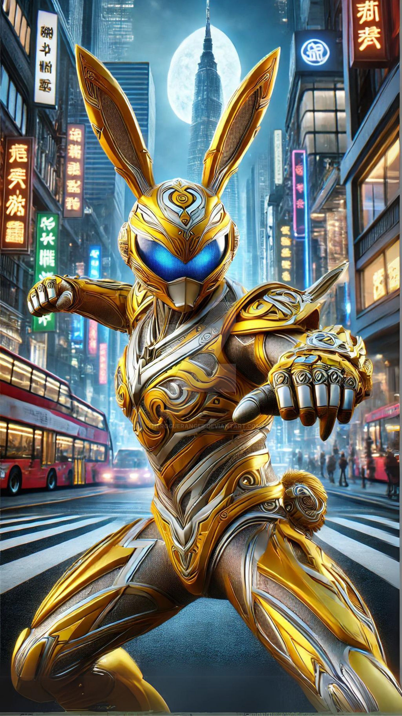 Power Rangers ZQ - Yellow Rabbit Ranger by TheRogueRanger on DeviantArt