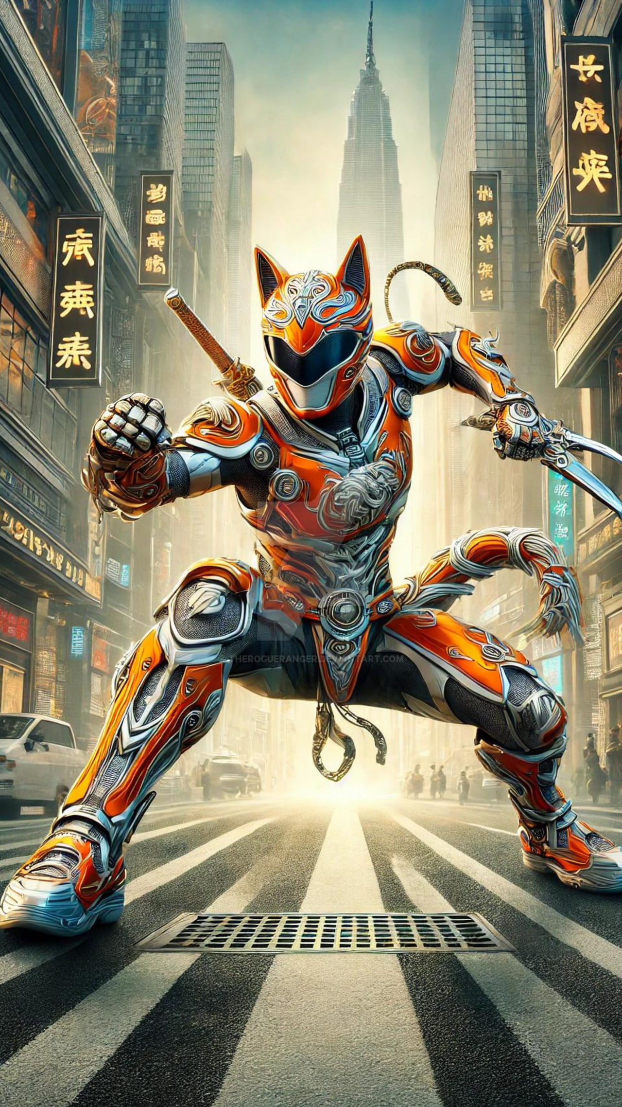 Power Rangers Dog Building Power Rangers ZQ - Orange Dog Ranger by TheRogueRanger on DeviantArt