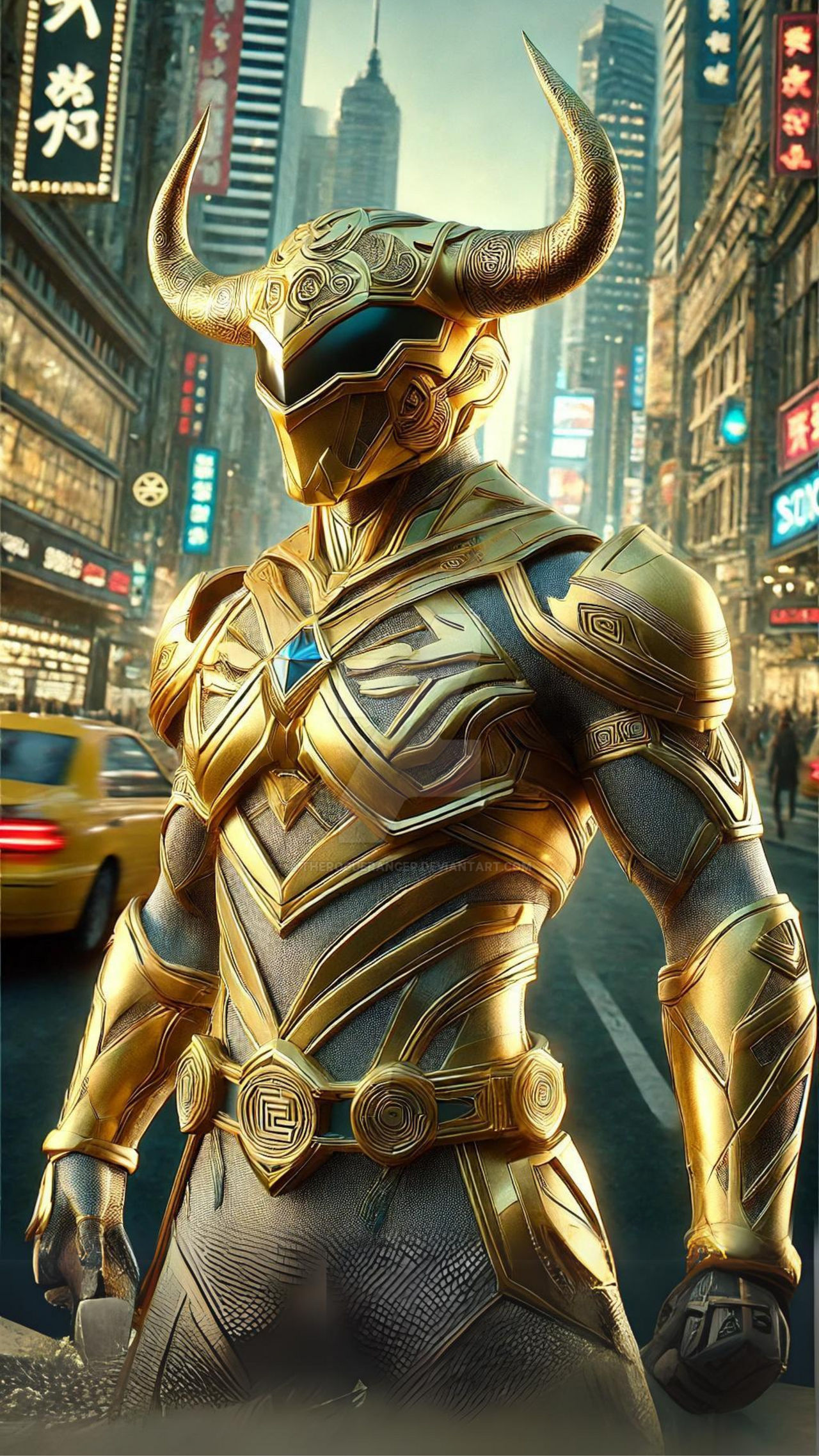 Power Rangers Bull Ranger Power Rangers ZQ - Gold Bull Ranger by TheRogueRanger on DeviantArt