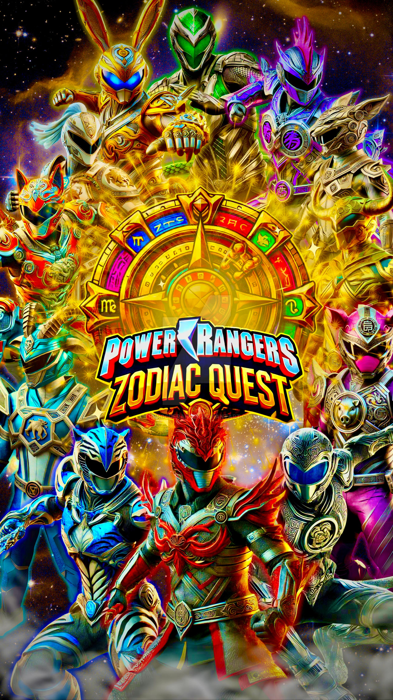 Power Rangers Zodiac Quest Poster by TheRogueRanger on DeviantArt