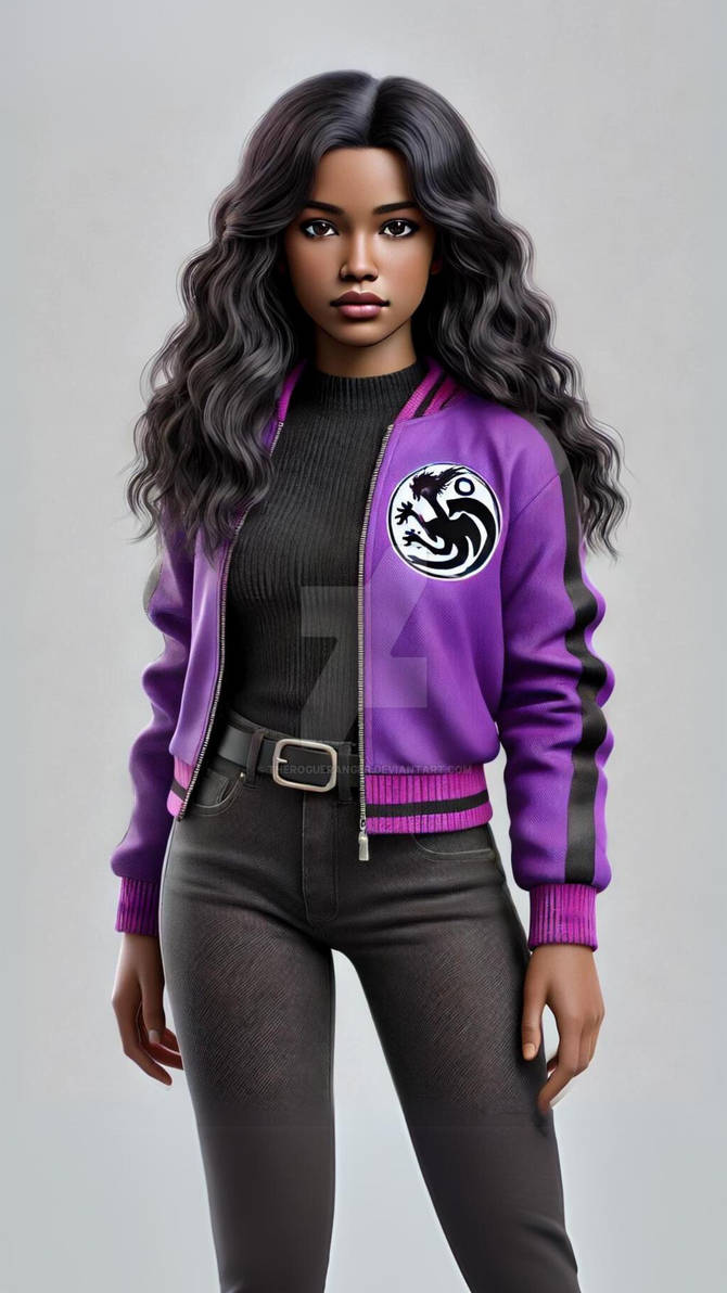 Power Rangers - Raven Carter, Violet Ranger by TheRogueRanger on DeviantArt