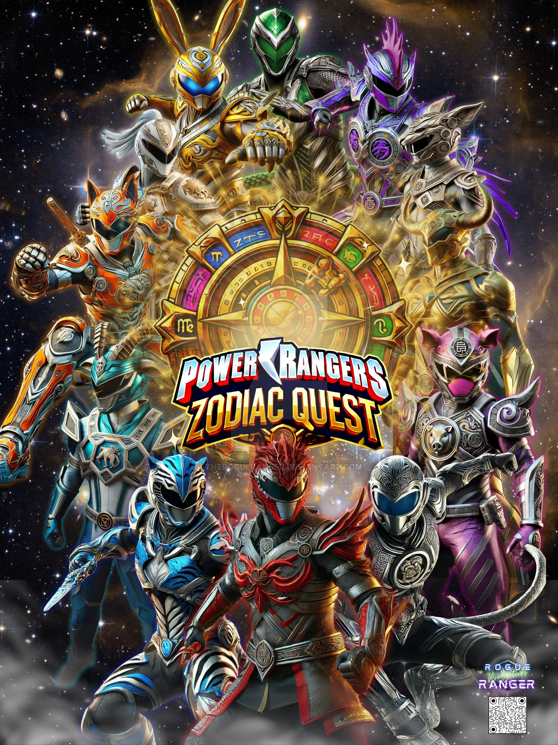 Power Rangers Zodiac Quest Poster by TheRogueRanger on DeviantArt