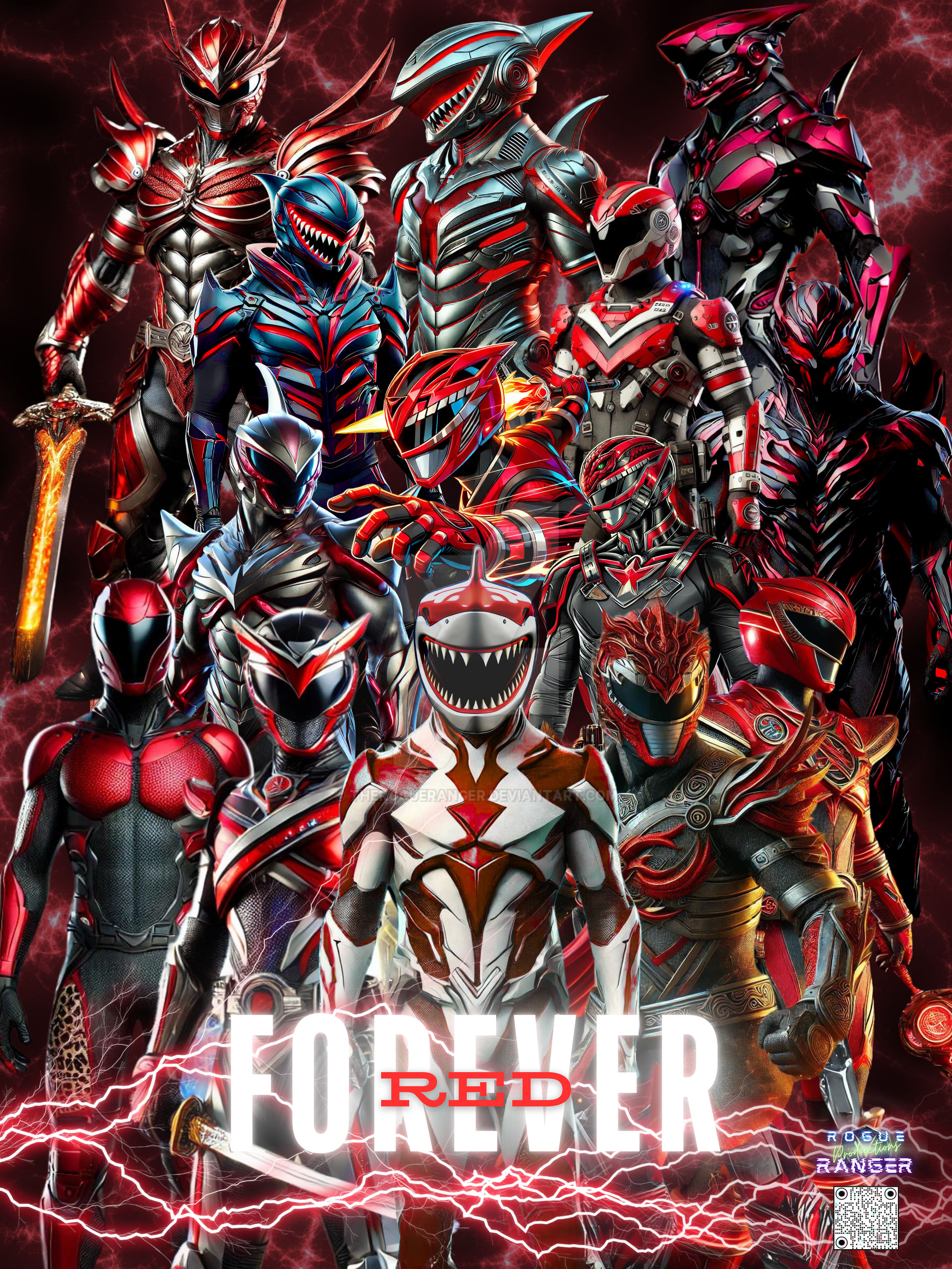 Power Rangers RogueVerse Forever Red by TheRogueRanger on DeviantArt
