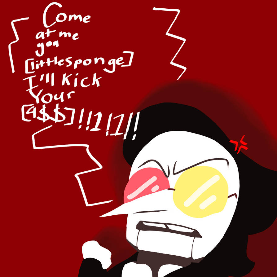 Spammy Character spammy's angry by Bagel-Draws on DeviantArt