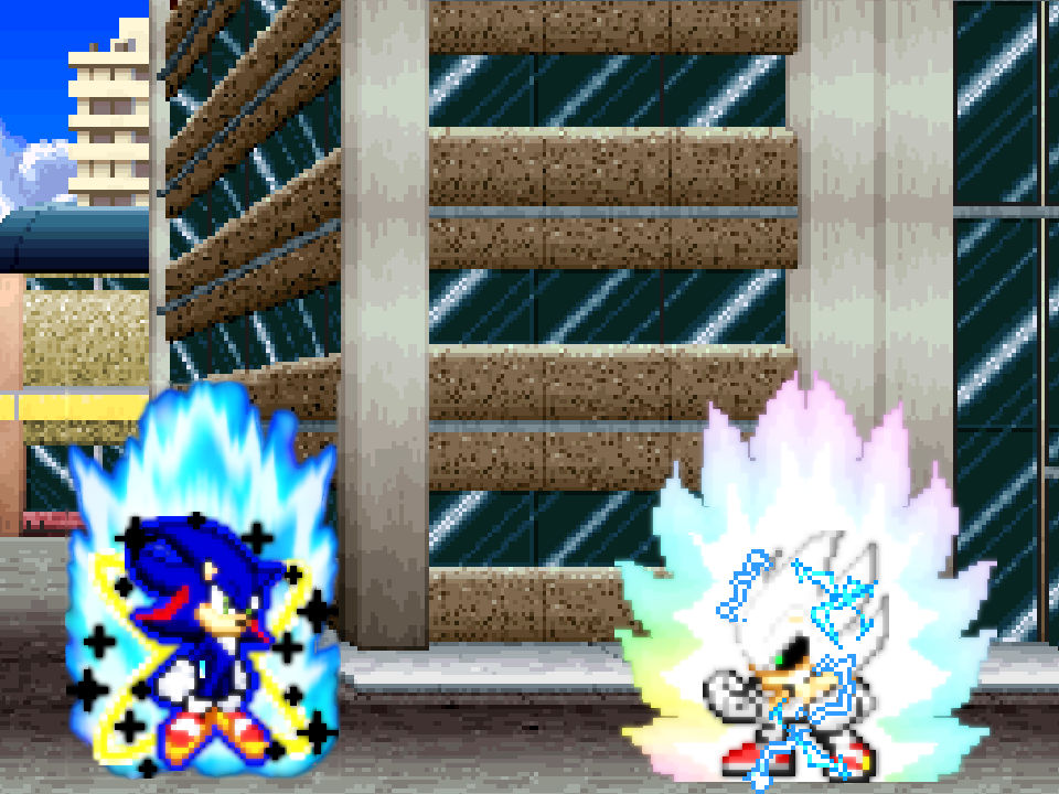 Ultra Shadic Vs Hyper Nightmare Sonic by darksondash on DeviantArt