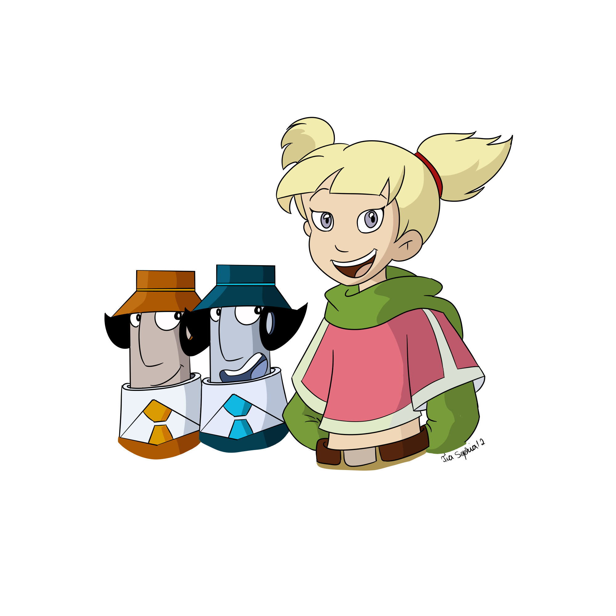 Gadget and the Gadgetinis-Penny, Fidget and Digit by TreeGreen12 on