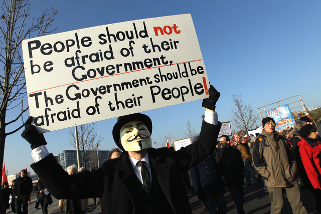 People Should Not Be Afraid Of Their Government,