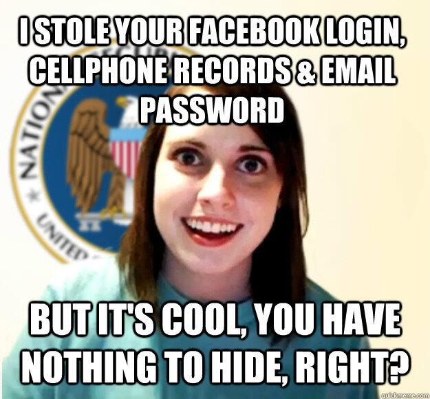 Overly Attached NSA Girlfriend