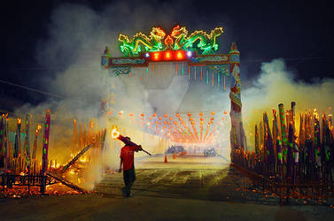 incense bearer by tribuana
