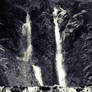 Water fall in Black and White