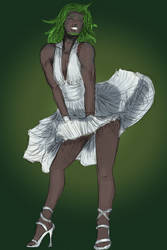 Silva In A Dress (Gift Art)