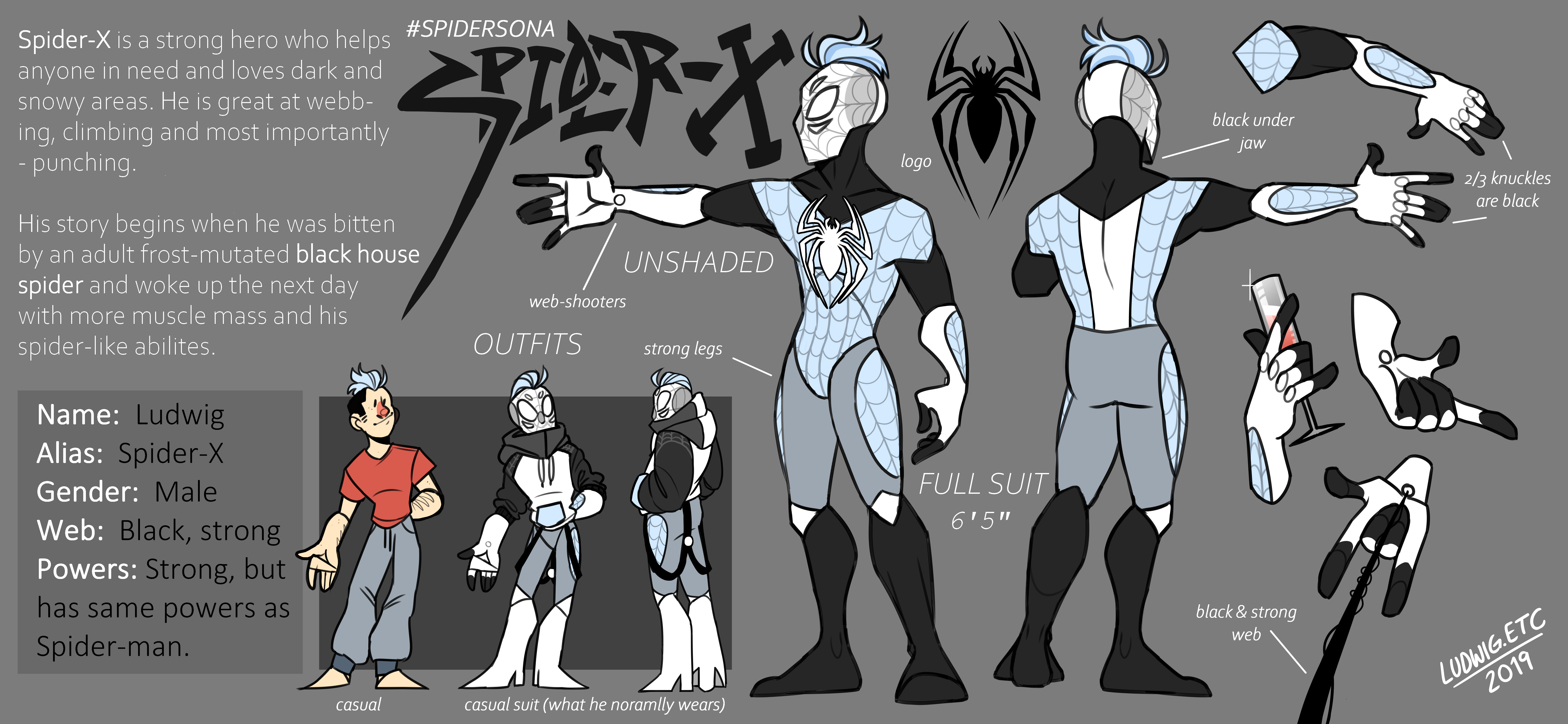 Spidersona] - Spider-X (INFO BELOW) WIP by LudwigETC on DeviantArt