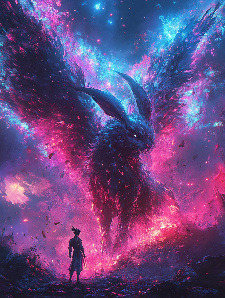 Chimera rabbit by nanahwang on DeviantArt